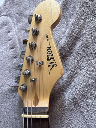 Guitarra Eléctrica Blanca + funda