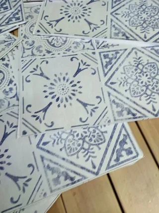 vinilo autoadhesivo - Estilo vintage 30x30 cm 11un