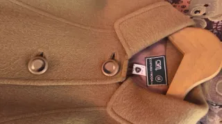 Abrigo largo de mujer marrón