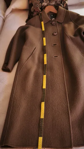 Abrigo largo de mujer marrón