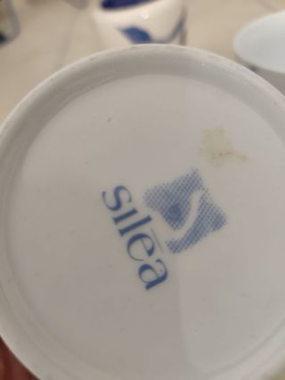 Set 2 Tazze e Zuccheriera Porcellana