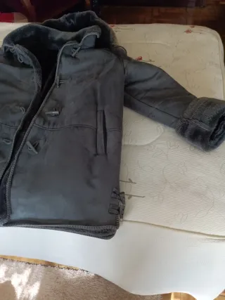 Chaquetón Dahoc gris XXL grueso y caliente