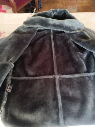 Chaquetón Dahoc gris XXL grueso y caliente