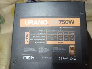 Fuente Alimentación NOX Urano VX 750W