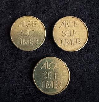 3 Fichas Antiguas ALGE SELF TIMER