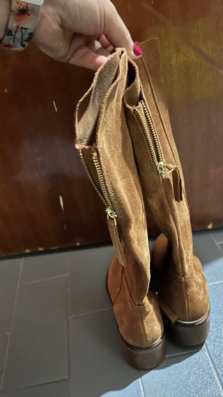 Botas Stradivarius Marrones Talla 36