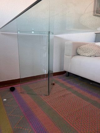 Mesa de cristal moderna comedor/despacho