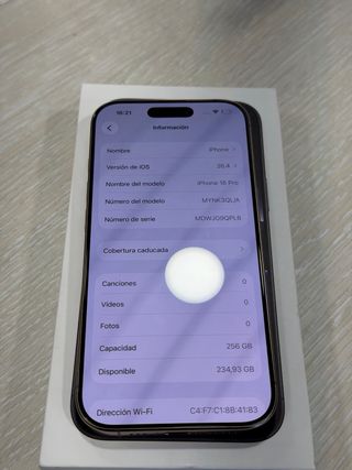 iPhone 16 Pro 256GB Dorado