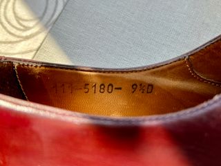 Gucci Blucher en piel burdeos - lujo vintage -43.5