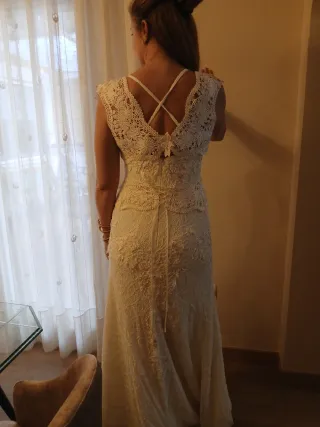 Vestido de Novia Encaje Blanco