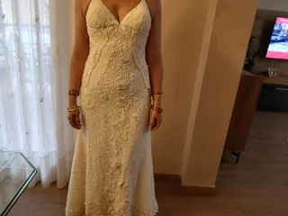 Vestido de Novia Encaje Blanco