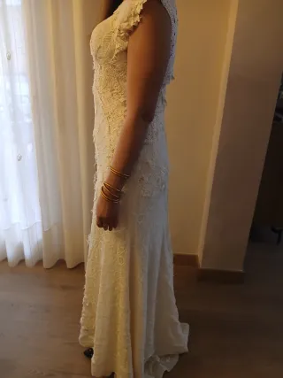 Vestido de Novia Encaje Blanco