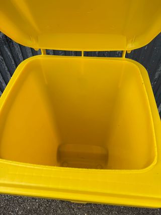 Contenedor Basura Industrial Amarillo