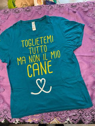 T-shirt Tg L Toglietemi tutto ma non il mio cane