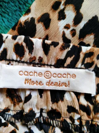 Pantalones anchos estampados mujer