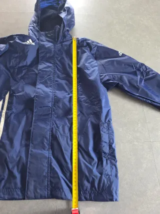 Giacca Adidas con cappuccio blu taglia S