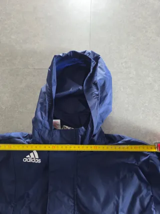 Giacca Adidas con cappuccio blu taglia S