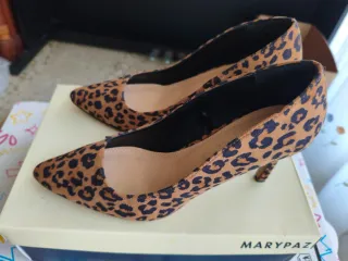 Zapatos tacón leopardo Marypaz T.37