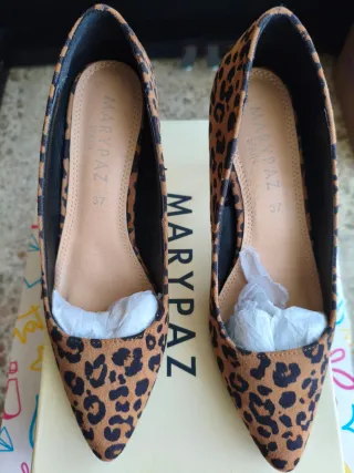 Zapatos tacón leopardo Marypaz T.37