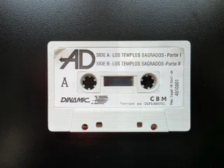 [Commodore] Los Templos Sagrados C64/128-Cassette