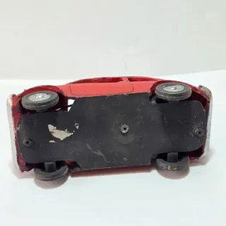 Modellino auto Fiat 500 metallo verniciato rosso