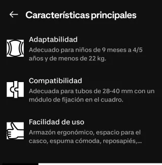 Silla portabebés Hamax Buddy