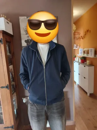 Cazadora Jack&Jones entretiempo azul Talla L