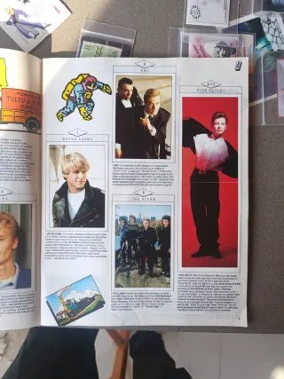 Álbum Panini Pop Stars 1989