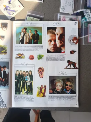 Álbum Panini Pop Stars 1989
