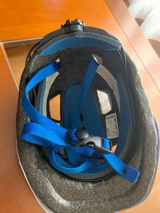 Casco Btwin niño bici/patín azul