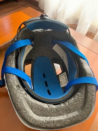 Casco Btwin niño bici/patín azul