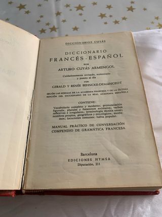 Libro Diccionarios Cuyas