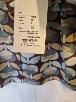 Camisa Estola manga larga estampada