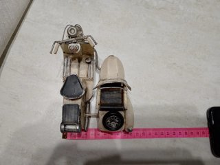 Moto d'epoca con sidecar
