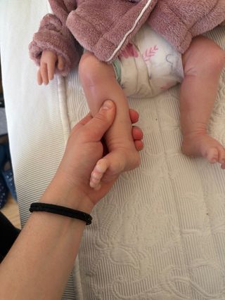 Muñeca Reborn Silicona Cuerpo Completo 50cm