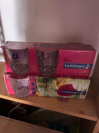 Set 6 Vasos Luminarc Pisa Cristal