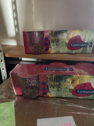 Set 6 Vasos Luminarc Pisa Cristal