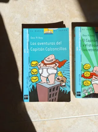 Libros del capitan calzoncillos