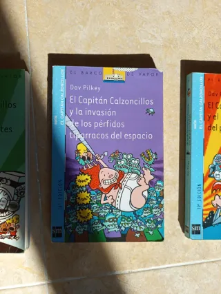 Libros del capitan calzoncillos