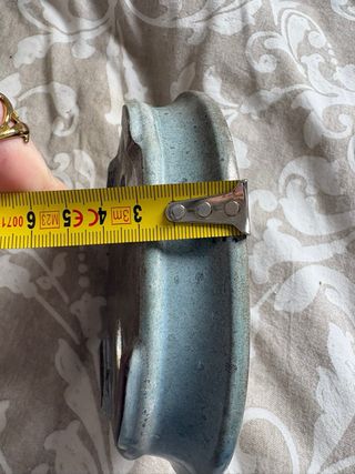 Maceta Bonsái Ovalada Esmaltada (14x12x3 cm)