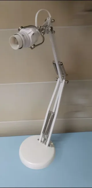 Lámpara flexo arquitecto blanca