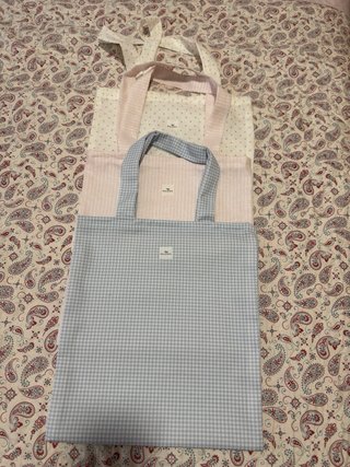 Totebags con chapas personalizadas!