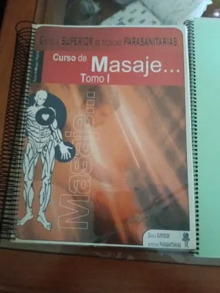 Curso de masaje tomo I y libro de anatomía