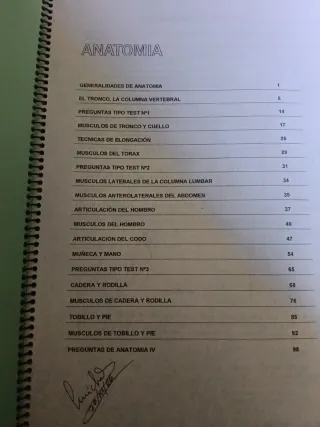 Curso de masaje tomo I y libro de anatomía