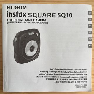 Cámara Fuji Instax Square SQ10 Negra