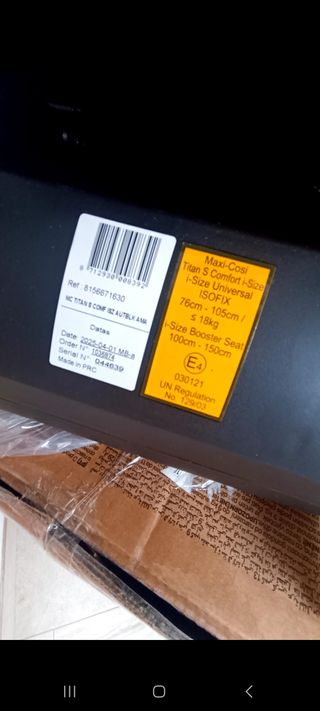 Maxi-Cosi Titan S Comfort i-Size