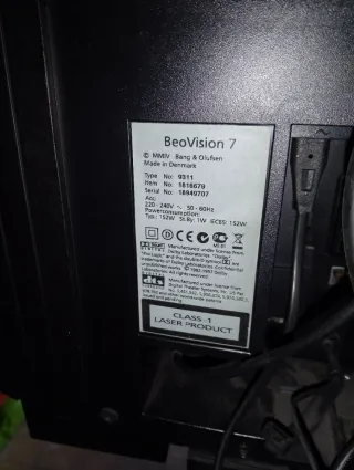 TV Bang & Olufsen Negra