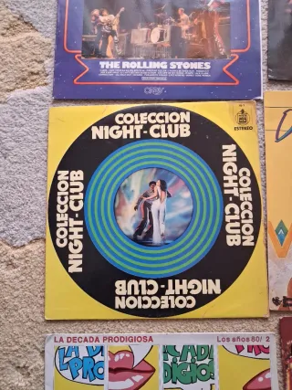 Lote 9 Vinilos LP Rock y Pop