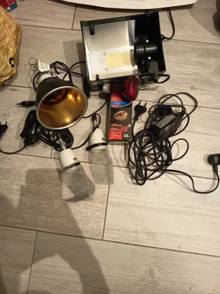 Lámpara Calefactora para Terrarios bombillas,