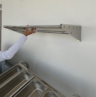 Estantería Tibular de Acero Inox